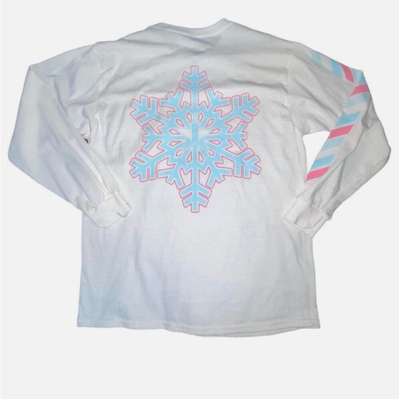 Jeffree Star White Winter Graphic Tee Star/Snowflake Size 2xl A7 - Picture 3 of 8